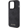 iPhone 15 Pro Max tok Guess GUHCP15XP4EPMK fekete bőrtok 4G Stamped - 4. kép