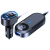 Szürke 3MK Double Car töltő 135W PD QC PPS 2xUSB-A 4xUSB-C - 1. kép