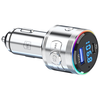 Autós töltő 3MK Hyper Car Power Transmitter 48W QC PD PPS USB-C/USB-A audió adóval ezüst - 0. kép