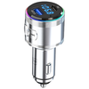 Autós töltő 3MK Hyper Car Power Transmitter 48W QC PD PPS USB-C/USB-A audió adóval ezüst - 3. kép