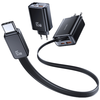 USAMS Xiang Series CC299 65W töltő 1xUSB-C 1xUSB-A + USB-C kábel fehér - 0. kép