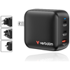 Verbatim Mini GaN fali töltő 100W 2xUSB-C PD/1x USB-A QC fekete 32230 - 0. kép