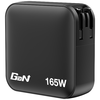 Verbatim Mini GaN fali töltő 165W 3xUSB-C PD/1x USB-A QC fekete - 2. kép