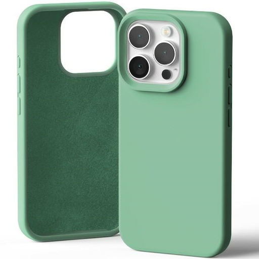 iPhone 16 Pro Mercury Silicone tok zöld