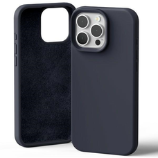 iPhone 16 Pro Max Mercury Silicone tok, sötétkék