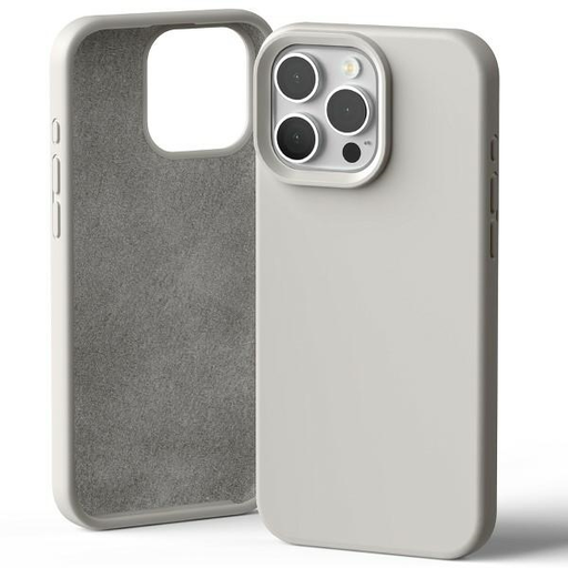 iPhone 16 Pro Max Mercury Silicone kőszínű tok iPhone 16 Pro Max Mercury Silicone kőszínű tok