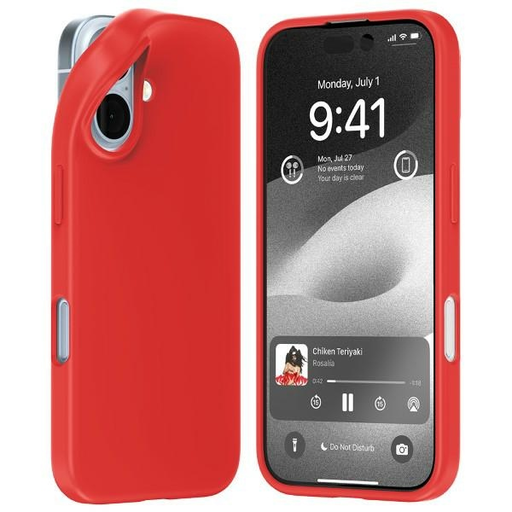 iPhone 16 Mercury Soft piros tok iPhone 16 Mercury Soft piros tok