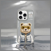 iPhone 15 Pro Nimmy Cool&Cute 2.0 Maci tok szürke - 2. kép