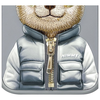 iPhone 15 Pro Nimmy Cool&Cute 2.0 Maci tok szürke - 3. kép