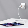 USAMS Töltő 2xUSB-C+1xUSB 65W(csak fej) GaN PD3.0 +QC3.0 Gyors Töltés lila/átmenetes lila San - 4. kép