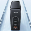 USAMS fali töltő 3xUSB-C+1xUSB GaN 100W T50 PD (csak fej) gyors töltés fekete CC163TC01 (US-CC163) - 1. kép