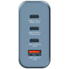 Verbatim GaN 140W fali töltő 3xUSB-C/USB-A + EU/UK/US adapter GNC-140 32203 - 0. kép