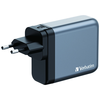 Verbatim GaN 140W fali töltő 3xUSB-C/USB-A + EU/UK/US adapter GNC-140 32203 - 1. kép