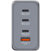 Verbatim GaN 200W Fali Töltő 3xUSB-C/USB-A + EU/UK/US Adapter GNC-200 32204 - 0. kép