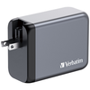 Verbatim GaN 200W Fali Töltő 3xUSB-C/USB-A + EU/UK/US Adapter GNC-200 32204 - 3. kép