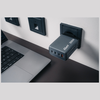 Verbatim GaN 200W Fali Töltő 3xUSB-C/USB-A + EU/UK/US Adapter GNC-200 32204 - 4. kép