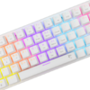BILL White Shark GK-002223V2-W/BL-HU WAKIZASHI-2 vezetékes mechanikus gamer billentyűzet - fehér - HU - 2. kép