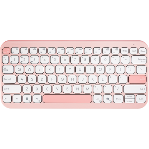 BILL ASUS Marshmallow KW100 vezeték nélküli billentyűzet - HU layout - Rose Clay