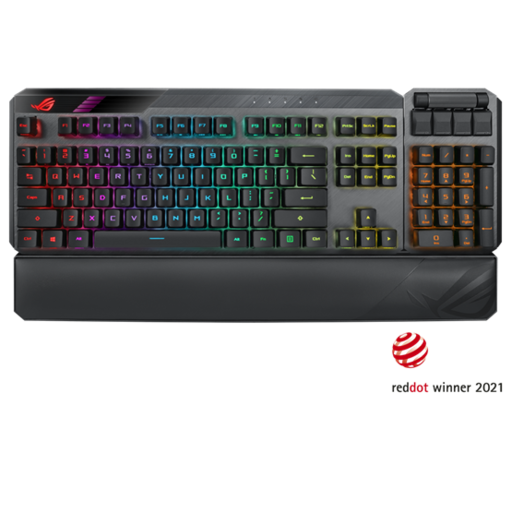 BILL ASUS ROG Claymore II vezeték nélküli billentyűzet - optomechanikus ROG RX Red - HU