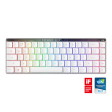 BILL ASUS ROG Falchion RX Low Profile vezeték nélküli billentyűzet - Fehér HU /piros/