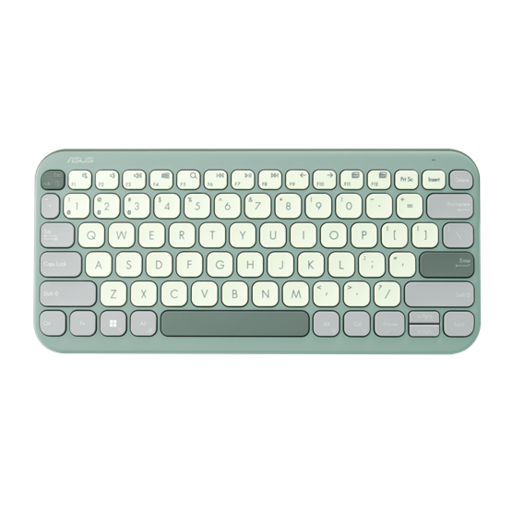 BILL ASUS Marshmallow KW100 vezeték nélküli billentyűzet - HU layout - Green Tea Latte