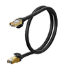 Ethernet RJ45 hálózati kábel, 10Gbps, 1m (fekete) - 1. kép