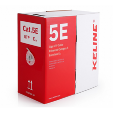 KELine giga fali kábel UTP (U/UTP) 4x2xAWG24 Cat.5E, PVC 305 m-es dob