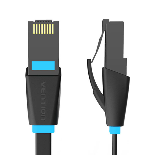 Vention IBJBF LAPOS HÁLÓZATI KÁBEL UTP CAT6 RJ45 Ethernet 1000Mbps 1m Fekete