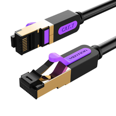 Vention ICDBJ CAT7 SFTP hálózati kábel RJ45 Ethernet 10Gbps 5m Fekete