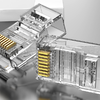 RJ45 Cat.5E UTP Vention IDBR0-100, átlátszó, 100 db modularis csatlakozó - 2. kép