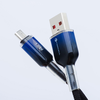 F-ENERGY C351 Micro USB kábel USB A -ról Micro USB -ra QC3.0 2,4A 18W Gradiens 1 m fekete - 0. kép