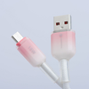 FORCELL F-ENERGY C351 kábel USB A-ról Micro USB-re QC3.0 2,4A 18W Gradiens 1 m fehér - 2. kép