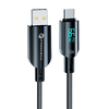 FORCELL F-ENERGY C272 USB A - Type C kábel QC4.0 3A 66W Digitális 1,2 m fekete - 0. kép