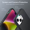 iPhone 14 Plus ESR - Air Shield Boost Kitámasztó - Átlátszó Fekete tok - 4. kép