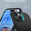 iPhone 15 Plus Translucent Black ESR Air Shield Boost Kickstand tok - 3. kép