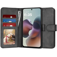 Motorola Moto G56 Techsuit - Diary Book - Fekete tok