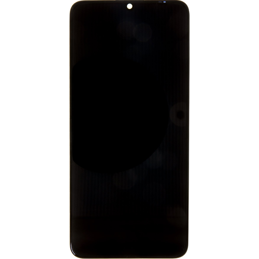 LCD Kijelző + Érintő Egység + Előlapi Borítás Honor X7a Fekete (Szervizcsomag)