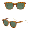 Női napszemüveg UV védelemmel Techsuit - Sunglasses Polarised (2050), fém és PC - Zöld Leopárd. - 1. kép