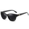 Női napszemüveg Techsuit Polarized (A572) UV-védelemmel, PC - Fekete / Szürke - 0. kép