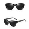 Női napszemüveg Techsuit Polarized (A572) UV-védelemmel, PC - Fekete / Szürke - 1. kép