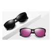 Női napszemüveg Techsuit Polarized (A572) UV-védelemmel, PC - Fekete / Szürke - 4. kép