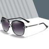 Női napszemüveg Techsuit Polarized (8702) UV védelemmel, fém keret - fekete - 2. kép