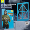  iPad mini 6 (2021) / iPad mini 7 (2024) Blueo HD Tempered Glass with Applicator Pro - Clear - 3. kép