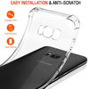Samsung Galaxy S8 Plus Techsuit - Shockproof Clear Silicone - Clear tok - 1. kép