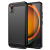 Samsung Galaxy Xcover7 Techsuit Carbon Silicone - Fekete tok thumbnail