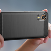 Samsung Galaxy Xcover7 Techsuit Carbon Silicone - Fekete tok - 1. kép