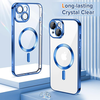 iPhone 14 Deep Blue Techsuit Luxury Crystal MagSafe tok - 0. kép