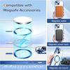 iPhone 14 Deep Blue Techsuit Luxury Crystal MagSafe tok - 2. kép