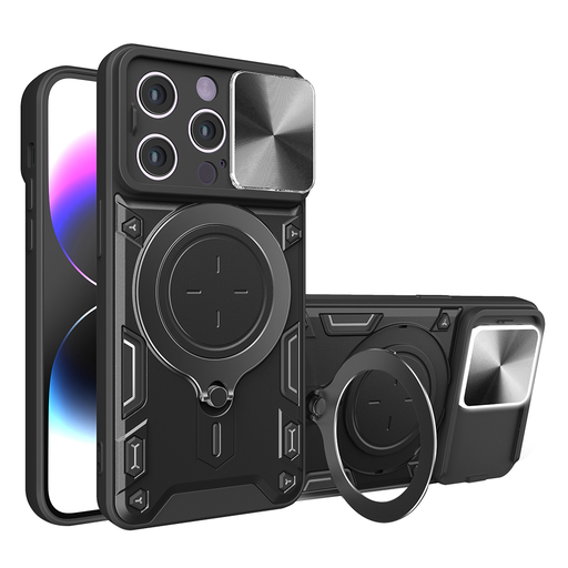 iPhone 14 Pro Techsuit CamGuard Pro Fekete tok
