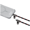 Universal Telefon Nyakpánt 2 az 1-ben Kábel Skinarma Dyno Ve USB-C/USB-C fekete - 1. kép